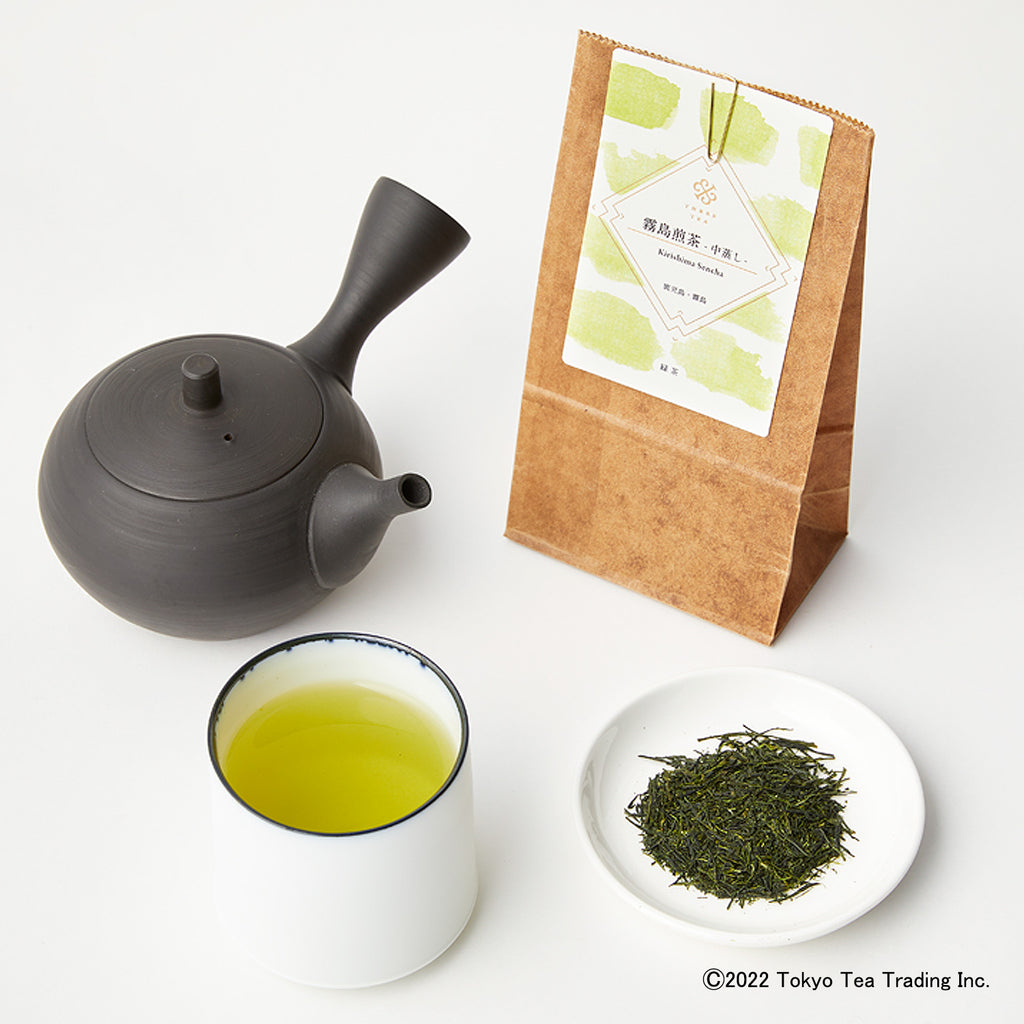 霧島煎茶 中蒸し 15g(鹿児島･霧島産)-手摘みによる純度の高い茶の旨み-