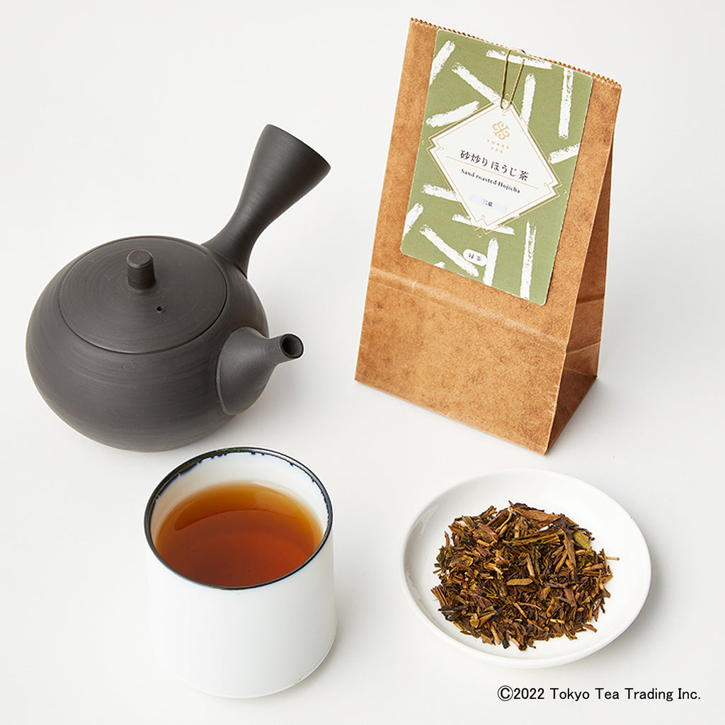 砂炒りほうじ茶15g(三重産)-熱した砂による穏やかな焙煎香-
