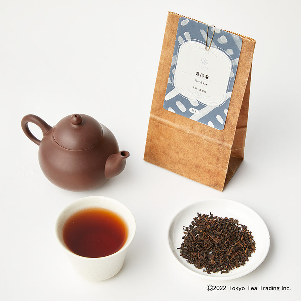 普洱茶15g(中国･雲南省産)-麹菌による後発酵のずっしりとした香りとコク-